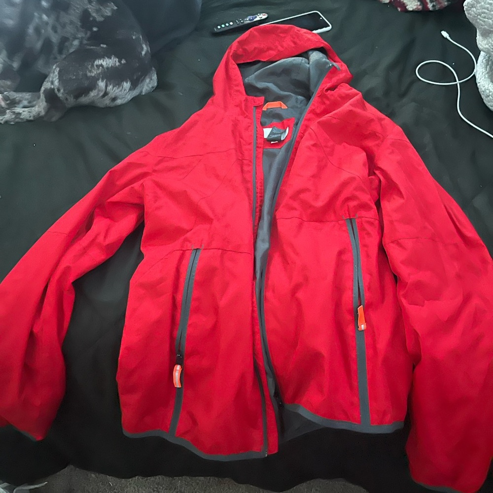 Red Champion Wind Breaker Jacket